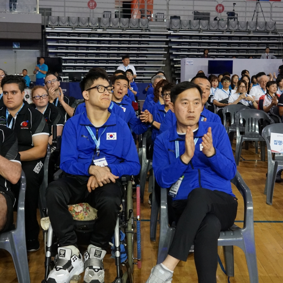 '2019 서울 보치아 아시아·오세아니아 지역선수권대회' 개회식이 4일 오후 4시 올림픽공원 내 SK핸드볼경기장에서 열렸다.