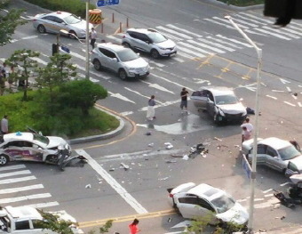 교통사고 도로 주변 현장(출처 구글이미지)